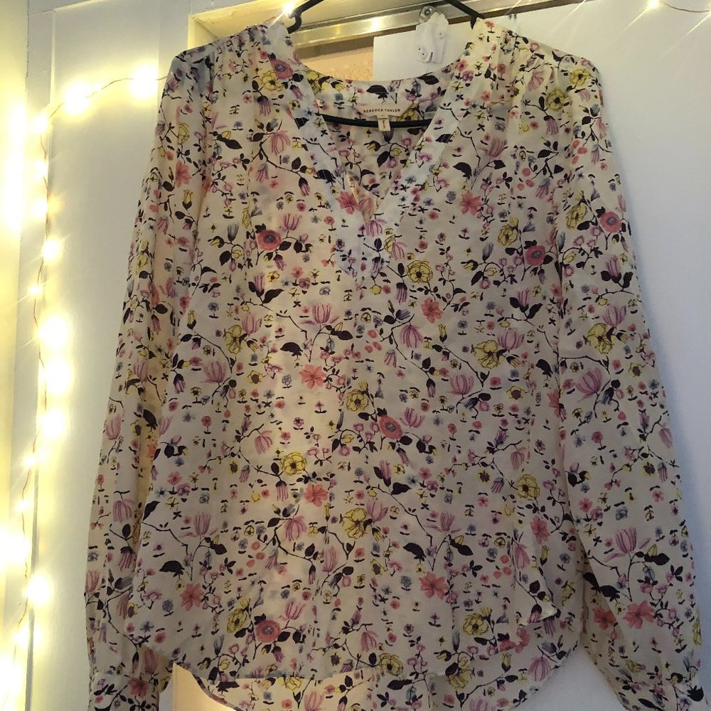 Rebecca Taylor floral blouse (worn once)